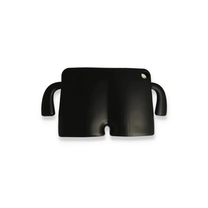 iPad 2022 10.9 (10.nesil) Kılıf Karakter Tablet Silikon - Siyah-(5796) - EMTHBA5580-8846