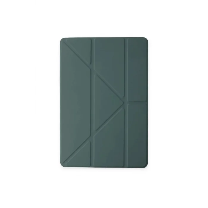 iPad 2022 10.9 (10.nesil) Kılıf Kalemlikli Mars Tablet Kılıfı - Koyu Yeşil-(57 - EMTHBA7972-9