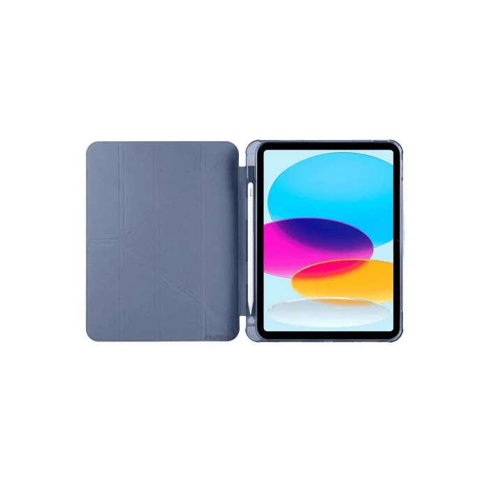 iPad 2022 10.9 (10.nesil) Kılıf Kalemlikli Mars Tablet Kılıfı - Lila-(5796) - EMTHBA9422-3759