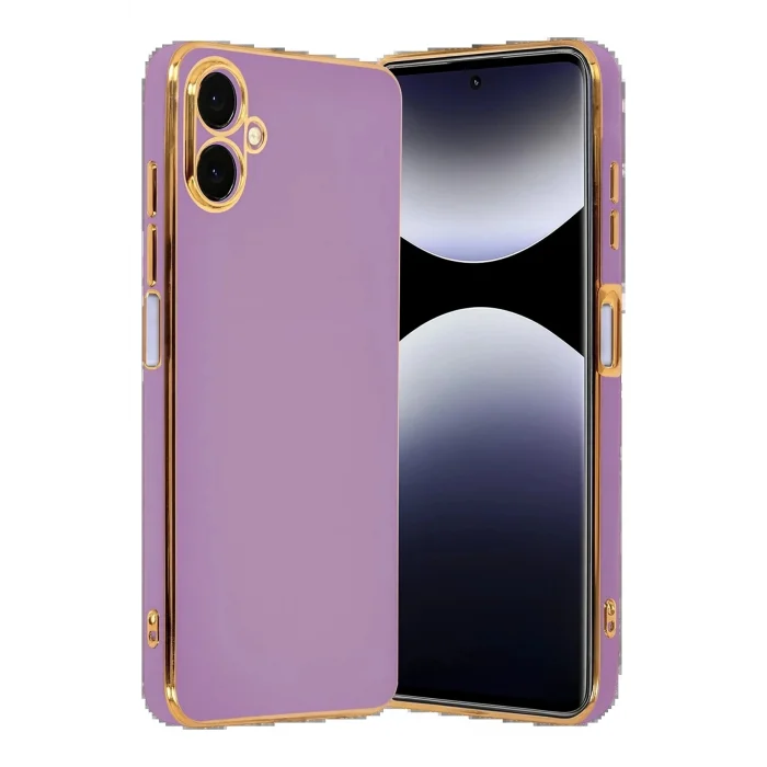 Samsung Galaxy A07 4G Volet Silikon - Mor-(5796) - EMTHBA1263-4743