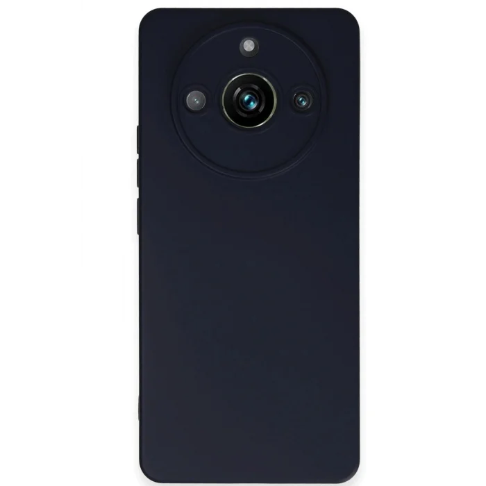 Realme 11 Pro Kılıf Nano içi Kadife Silikon - Lacivert-(5796) - ASLPRL5931-5813