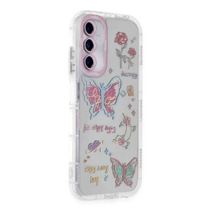Samsung Galaxy A25 5G Kılıf Reflexion Desenli Kapak - Desen 8-(5796) - EMTHBA2746-3309