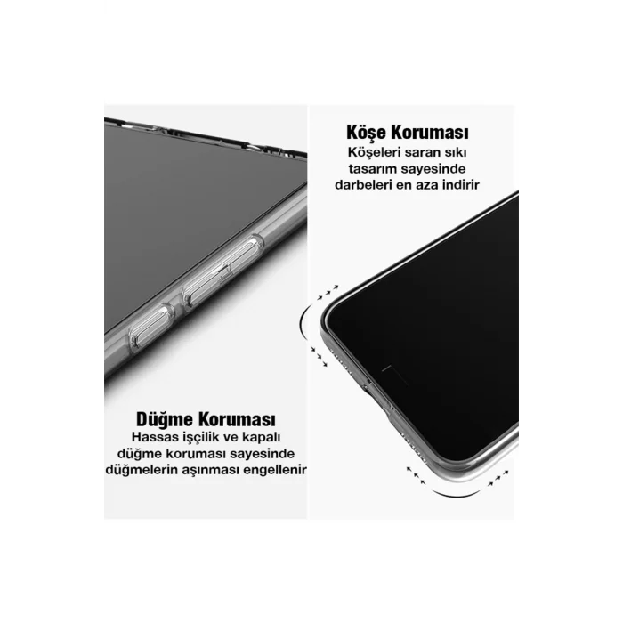 Ally SM Galaxy A53 5G Kılıf Kamera Korumalı Ultra İnce Şeffaf Silikon Kılıf-( - EMTHBA4489-8