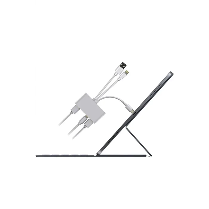 ALLY 3 İN1 İPhone+Usb C+ Usb A Kamera Okuyucu Kart Okuyucu-(5775)