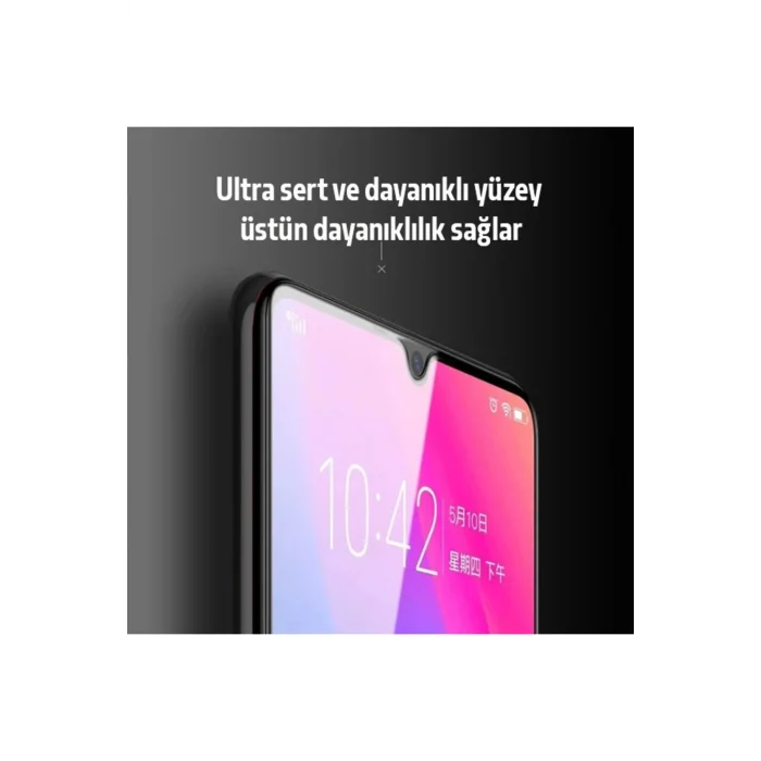 Ally OPPO Realme C21 Full Glue-Tempered Cam Ekran Koruyucu-(5775) - FXH1566-8501