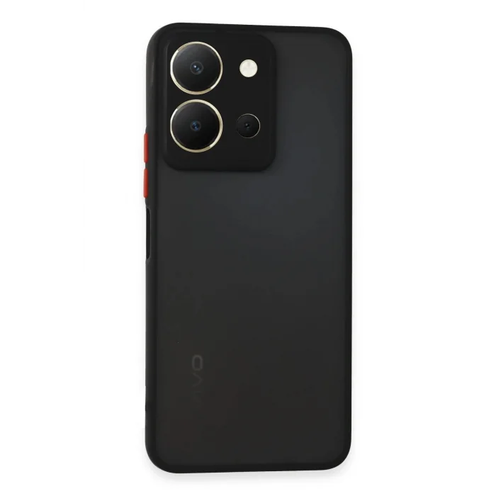 Vivo Y36 Kılıf Montreal Silikon Kapak - Siyah-(5796) - EMTHBA2758-4733
