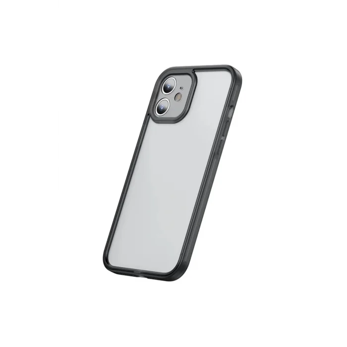 iPhone 12 6.1 Kamera Lens Koruyuculu Frame Kılıf-(5775) - BYOS4084-4423
