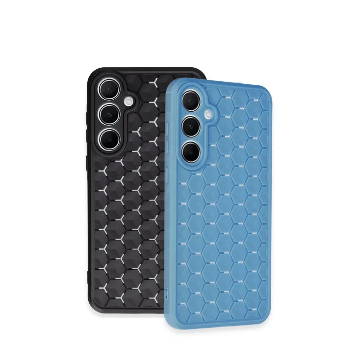 Samsung Galaxy A25 5G Kılıf Petek Silikon Kapak - Lacivert-(5796) - EMTHBA1630-8404