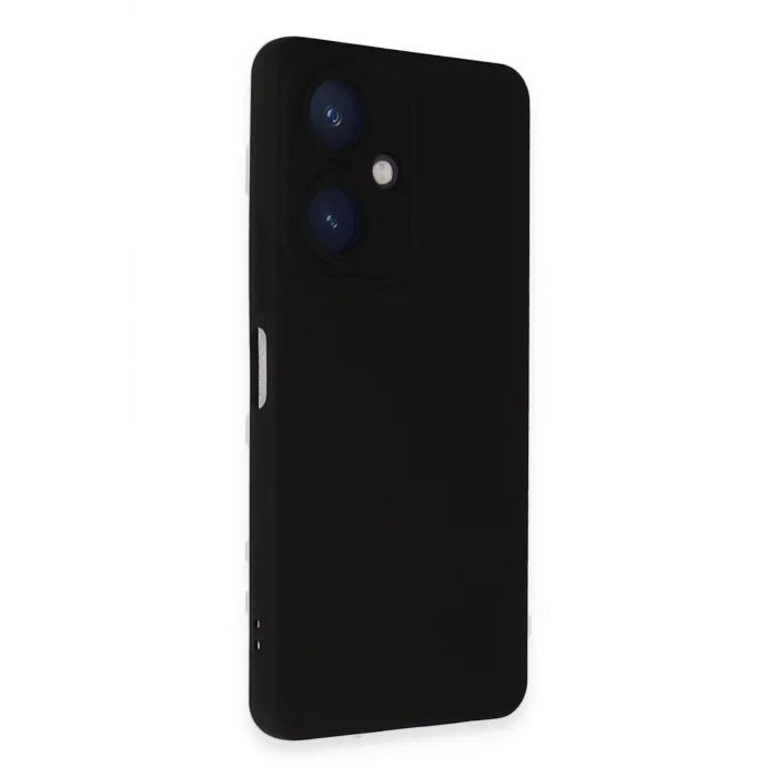 Vivo Y27 Kılıf Nano içi Kadife Silikon - Siyah-(5796) - DEON5556-5474