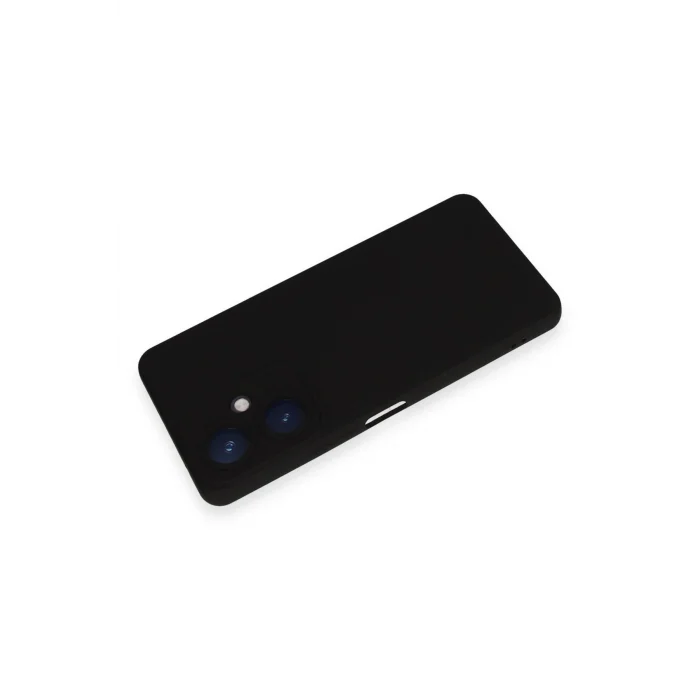 Vivo Y27 Kılıf Nano içi Kadife Silikon - Siyah-(5796) - DEON5556-5474