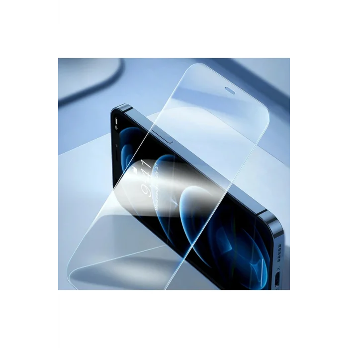 iPhone 15 Plus Corning Serisi Silikon Kılıf + Tempered Ekran Koruyucu Set-(5775) - captainsmoda16