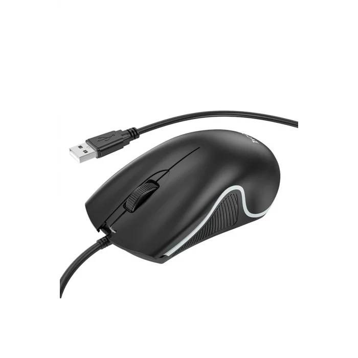HOCO GM19 RGB LED Işıklı Gamer Oyuncu Kablolu Optik Mouse-(5775)