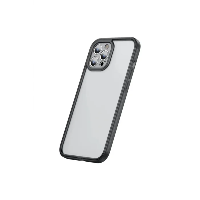 iPhone 12 Pro 6.1 Kamera Lens Koruyuculu Frame Kılıf-(5775) - EMTHBA7489-8554