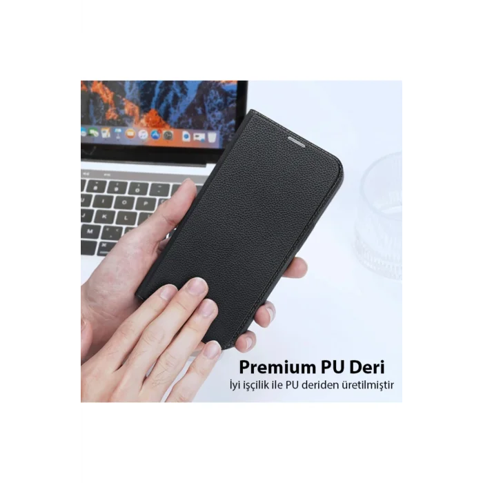 Dux Ducis iPhone 14 Pro 6.1 Kılıf Skin X2 Series PU Deri Manyetik Kapaklı Kılıf - EMTHBA3848-7