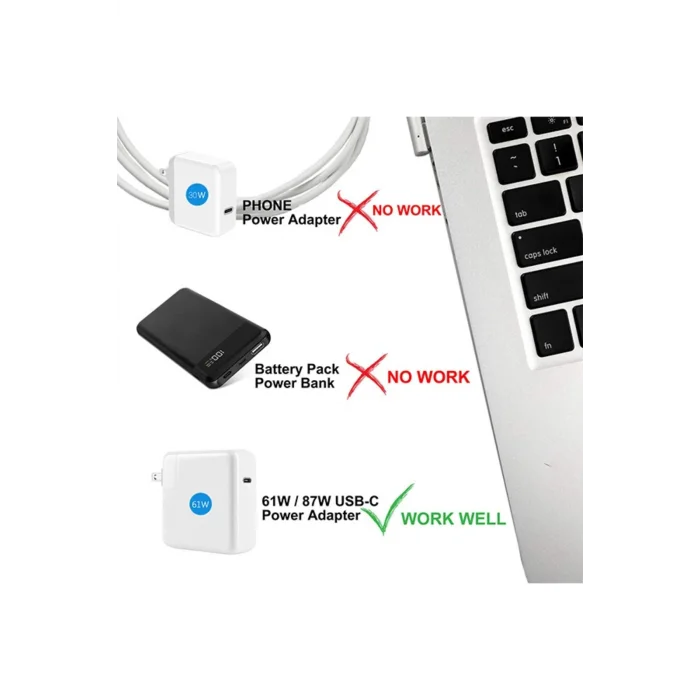 Ally Macbook Retina Pro 45W 60W 85W Usb C To Manyetik Şarj Kablosu(T tipi)-(190 - DROPX7776-7752