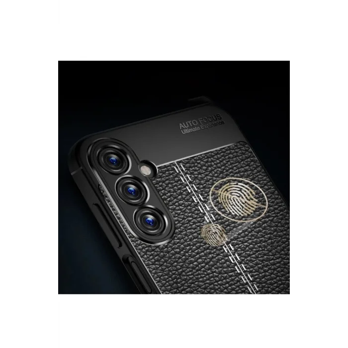 Samsung Galaxy A15 4G Kılıf Auto Focus Kapak - Siyah-(5796) - VOANFD6585-9503