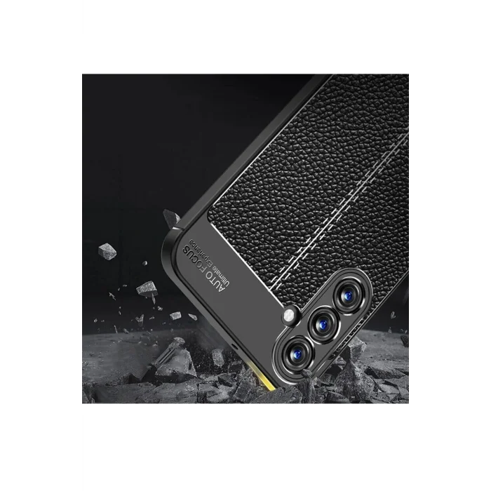 Samsung Galaxy A15 4G Kılıf Auto Focus Kapak - Siyah-(5796) - VOANFD6585-9503