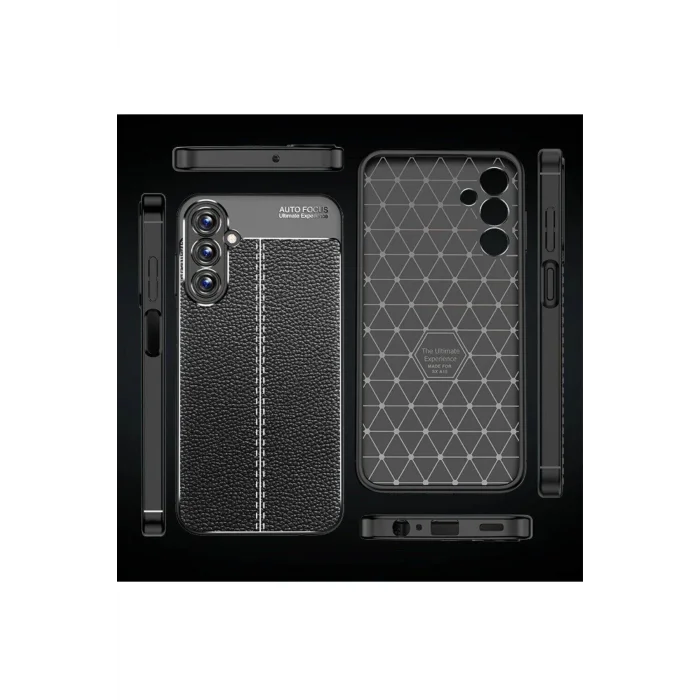 Samsung Galaxy A15 4G Kılıf Auto Focus Kapak - Siyah-(5796) - VOANFD6585-9503