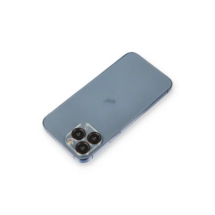 iPhone 11 Pro Max Metal Kamera Lens Koruma Cam - Siyah-(5796) - EMTHBA1463-8121