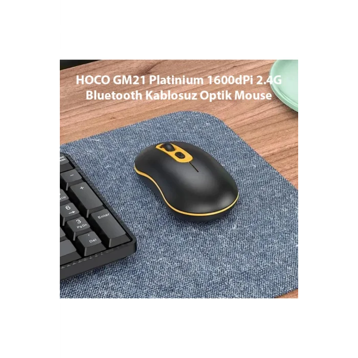 GM21 Platinium 1600dPi 2.4G Bluetooth Kablosuz Optik Mouse-(1903) - normal kar7888-5394