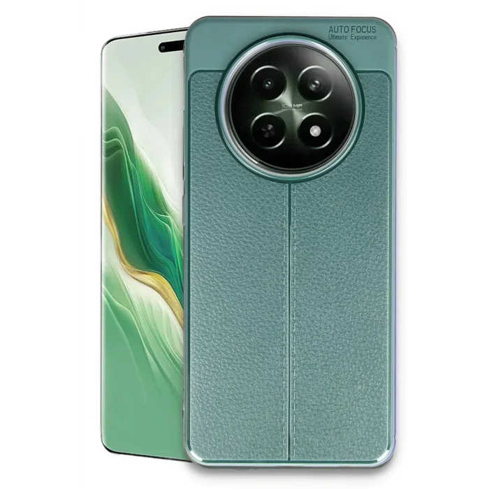 Realme 12 5G Kılıf Auto Focus Kapak - Koyu Yeşil-(5796) - EMTHBA6794-1399