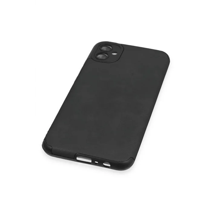 Samsung Galaxy A04E Kılıf Loop Deri Silikon - Siyah-(5796) - EMTHBA8798-5621
