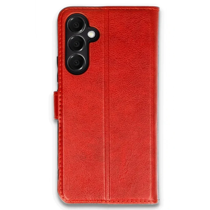 Samsung Galaxy A16 5G Kılıf Trend S Plus Kapaklı Kılıf - Kırmızı-(5796) - EMTHBA9652-2635