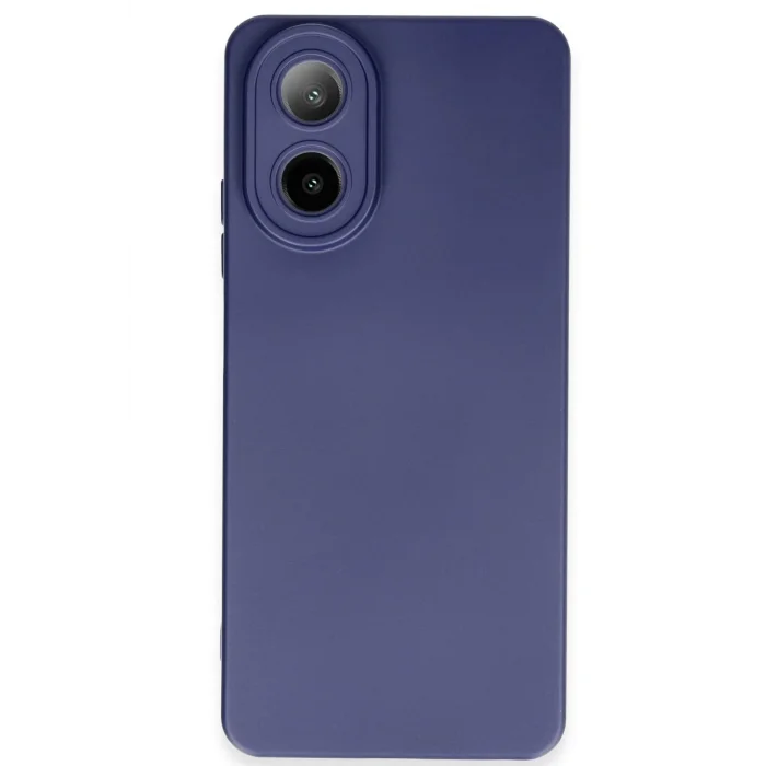 Oppo A38 Kılıf Nano içi Kadife Silikon - Lacivert-(5796) - EMTHBA9417-1969