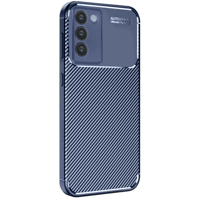 Vivo V30 Lite 4G Kılıf Auto Focus Karbon Kapak - Lacivert-(5796) - EMTHBA4920-5218