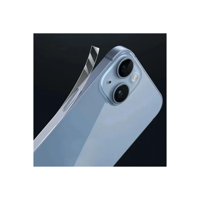 ALLY iPhone 14 Pro Max Hidrojel Hayalet Yan Alt Üst Kaplama Koruyucu Film-(5775)