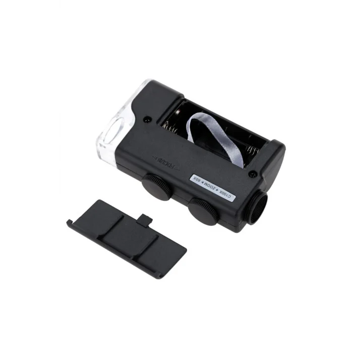 Ally 7751 60x100 Uv Led Işıklı Ayarlabilir Çok Fonksiyonlu Büyüteç-(1903) - normal kar3414-5