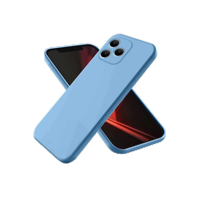 Realme Note 50 4G Kılıf First Silikon - Mavi-(5796) - EMTHBA2904-5996