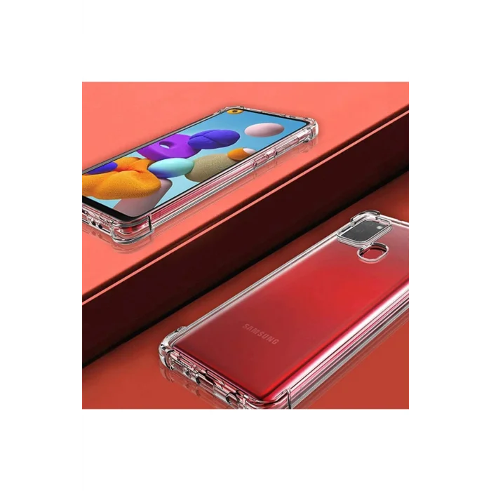 SM Galaxy A21S (SM-A12) Anti-Drop Shockproof Darbe Emici Silikon Kılıf-(5775) - tygo2247-3031