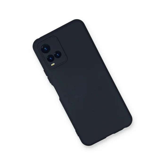 Vivo Y21S Kılıf Nano içi Kadife Silikon - Lacivert-(5796) - EMTHBA4759-9864
