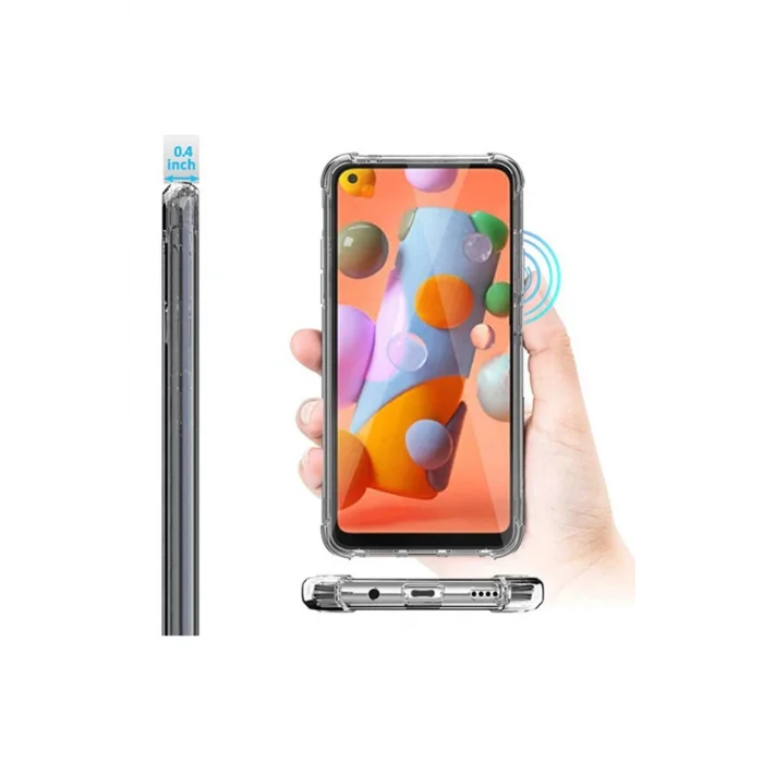 ALLY SM Galaxy M11/A11 Anti-Drop Darbe Emici Silikon kılıf Shockproof kılıf-(577 - EMTHBA6313-8