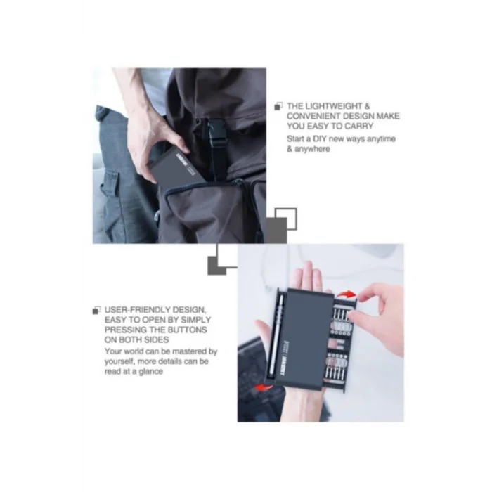 JM-8170 21 Parça Çok Fonksiyonlu Hassas Tornavida Seti-(5775) - tygo4486-9856