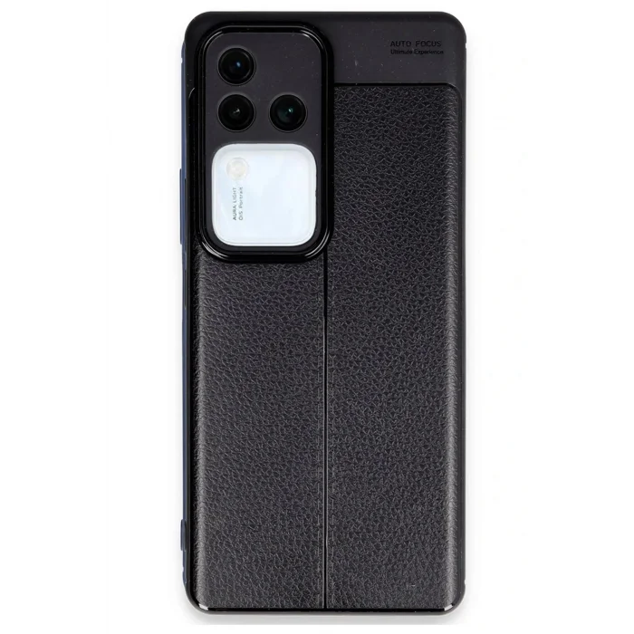 Vivo V30 5G Kılıf Auto Focus Kapak - Siyah-(5796) - EMTHBA4967-4517
