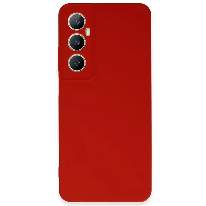 Realme C65 Kılıf First Silikon - Kırmızı-(5796) - EMTHBA8222-2738