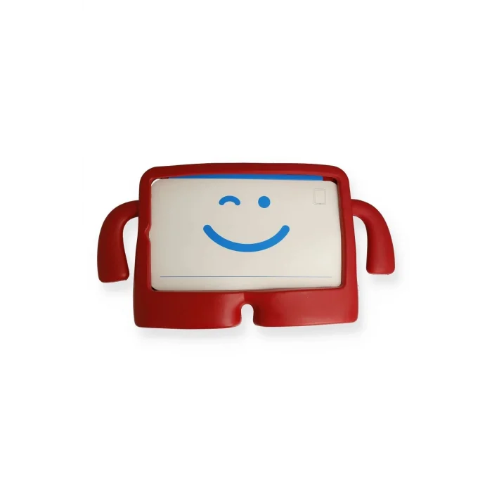 iPad 4 9.7 Kılıf Karakter Tablet Silikon - Kırmızı-(5796) - ERFI3013-4961