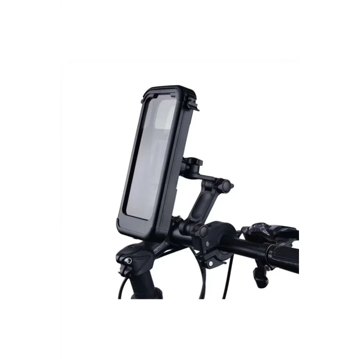 ALLY Motosiklet Bisiklet İçin Su Geçirmez Gidon Bağlantılı Telefon Tutucu-(5775)