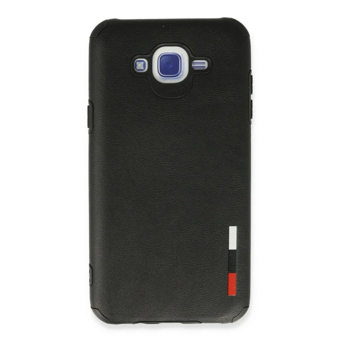 Samsung Galaxy J7 Kılıf Loop Deri Silikon - Siyah-(5796) - EMTHBA4064-1080