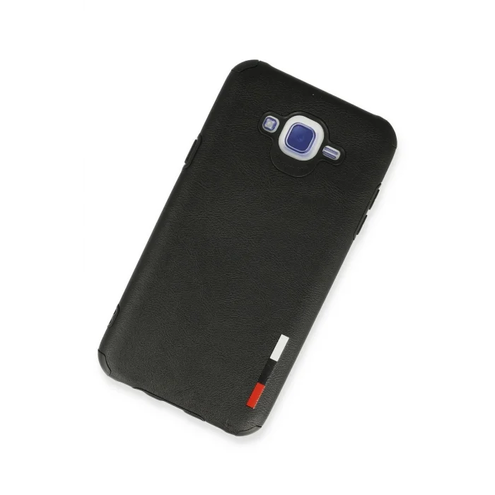 Samsung Galaxy J7 Kılıf Loop Deri Silikon - Siyah-(5796) - EMTHBA4064-1080