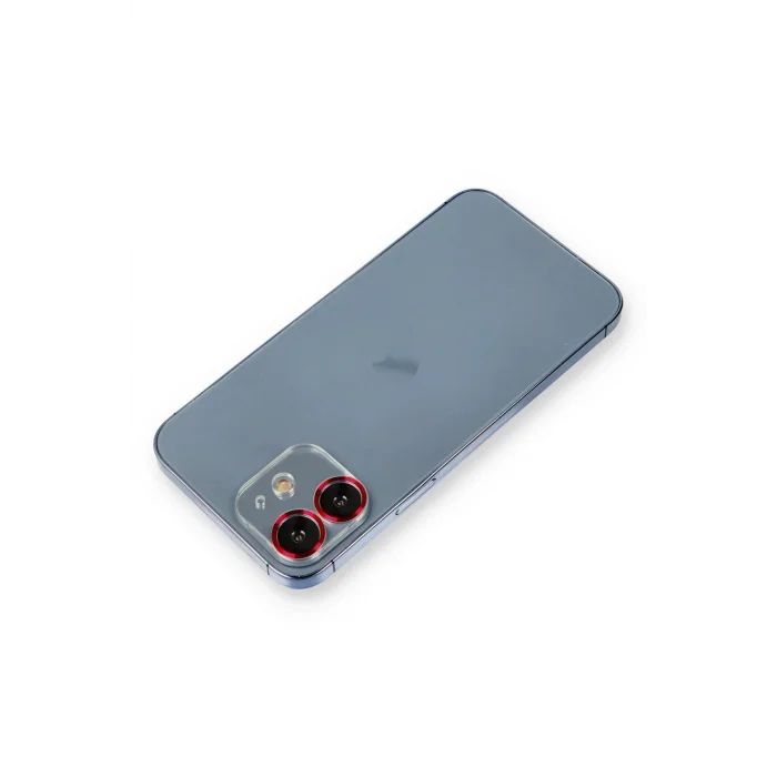 iPhone 12 Metal Kamera Lens Koruma Cam - Kırmızı-(5796) - TZMG5735-6463