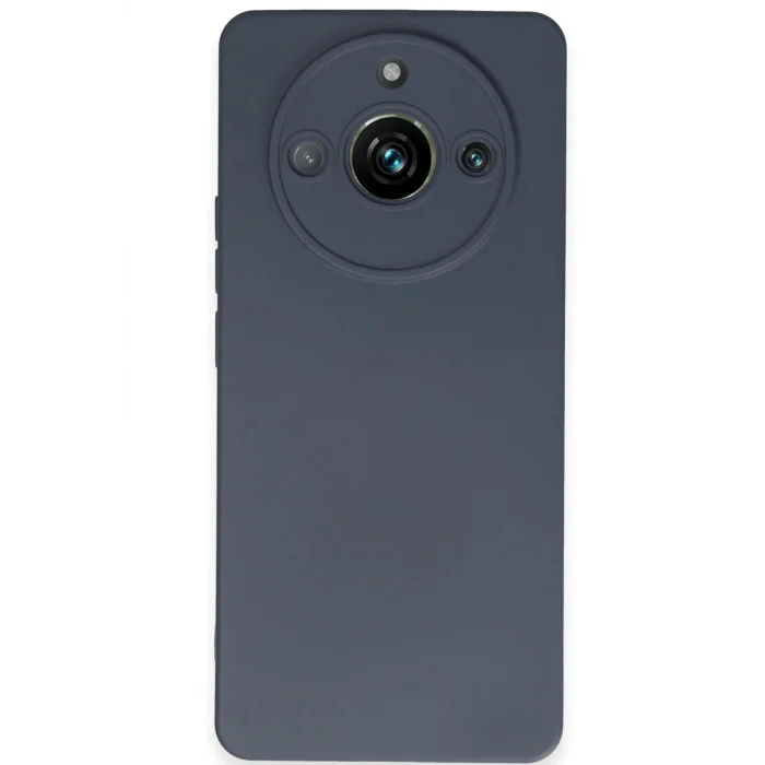 Realme 11 Pro Kılıf Nano içi Kadife Silikon - Gri-(5796) - EMTHBA7984-1388
