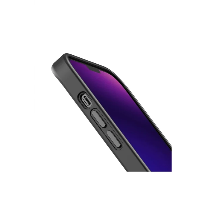 Hoco iPhone 14 Plus Golden Shield Frosted Silikon Telefon Kılıfı-(5775) - TNX2961-3209