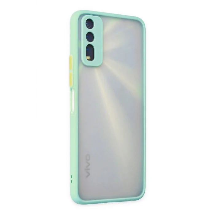 Vivo Y11S Kılıf Montreal Silikon Kapak - Turkuaz-(5796) - EMTHBA5067-4512
