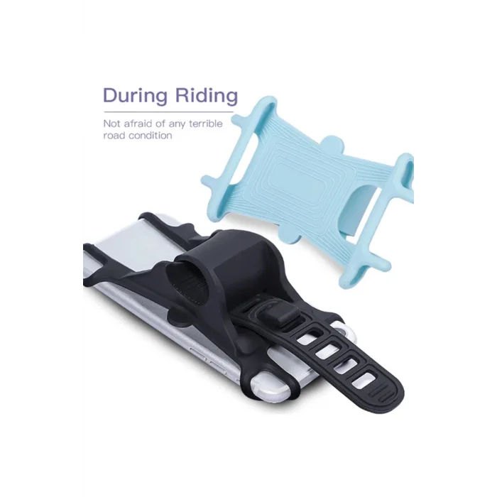 KUULAA Universal Silikon Bisiklet Motosiklet Telefon Tutucu-(5775) - BYOS7179-8845