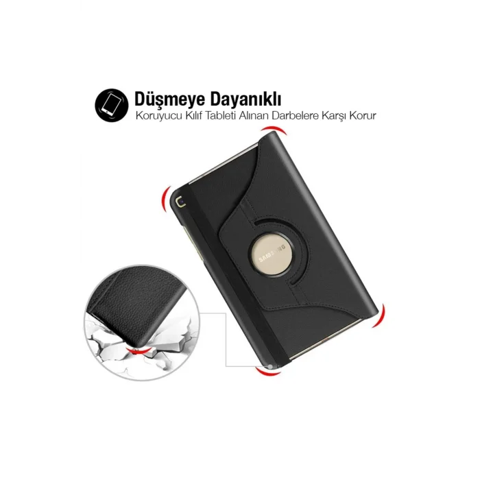 SM Galaxy Tab A 10.0 (P580-P585) 360 Derece Döner Standlı Kılıf-(5775) - EMTHBA2743-7877