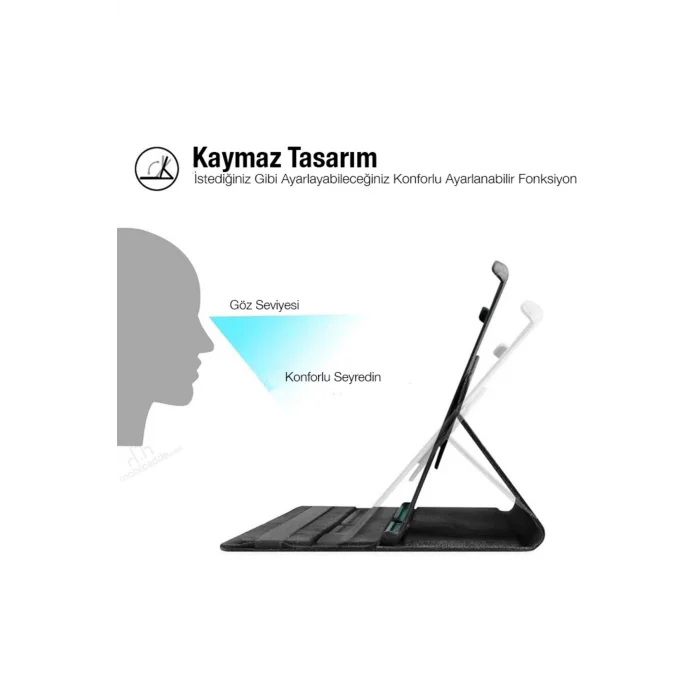 SM Galaxy Tab A 10.0 (P580-P585) 360 Derece Döner Standlı Kılıf-(5775) - EMTHBA2743-7877