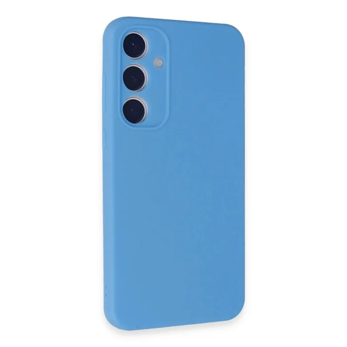 Samsung Galaxy A35 5G Kılıf Nano içi Kadife Silikon - Mavi-(5796) - EMTHBA4063-5753